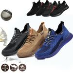 Men's Safety Shoes Boots Steel Toe Cap Lightweight Trainers Work Shoes UK Size