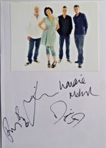 DEACON BLUE AUTOGRAPHED 8 X 6 ALBUM PAGE. SEE LIST.