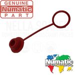 Numatic Waste Hose Closure Cap red For 1840 Scrubber Dryer 903325 Genuine