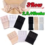 3ROW 2,3,4Hook Bra Extender Bra Strap Strapless Underwear Maternity Bra Extender
