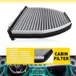 For Mercedes E-Class S212 GLK  W212 A207 C207 Active Carbon Cabin Pollen Filter