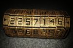 Mini Cryptex Puzzle DaVinci Replica 3D Print Plastic 5, 6 or 7 Number Black Gold