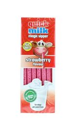 Quick Milk MAGIC SIPPER Strawberry 13 Straws 🍓 ** 1 PACK ** NEW FREE DELIVERY 