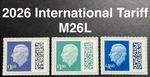 GB 2026~KC III ~Set of 3~ Int Tariff~Definitives~M26L~Set~issue~26.03.26