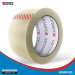 CLEAR LOW NOISE PARCEL PACKAGING TAPE (ALL PACK SIZES) 48MM X 66M
