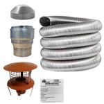  5inch Flue Liner Kit 125mm For Stove Installation, LifeTime Warranty