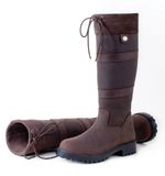 Rhinegold Elite Brooklyn Long Yard Country Walking Boots Brown Std or Wide Calf