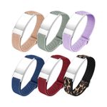 Personalised  Medical Alert Engraved Bracelet Elastic Strap for Men Women ID 