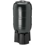 210L Garden Water Butt with Stand & Diverter Kit Rainwater Storage Tank