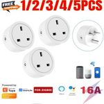 UK  16A Tuya Smart UK  Plug Zigbee Socket With Power Monitoring Timer Function !