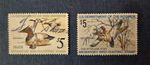 USA Federal Duck Stamps #RW 41 #RW 42 used