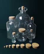 Tapered Cork Stoppers. Large, Lids, Bottle, Jar, Bung, Craft, Terrarium, Stopper