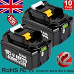 2 Packs For Makita 18V Battery 8.0Ah LXT LED Li-Ion BL1830 BL1840 BL1850 BL1860B