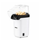 Popcorn Maker Machine Fat Free Hot Air Large Popper Electric 1200W Geepas