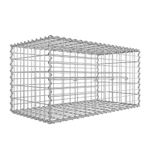 Gabion Stone Basket Gabion Basket Galvanised Steel 100 x 50 x 50 cm GGB155