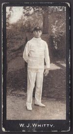 SMITH - CRICKETERS (1-50) - #20 W J WHITTY