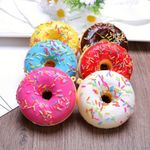6pcs Donut Fake Food Dessert Decoration Display Prop Kitchen Party Decor