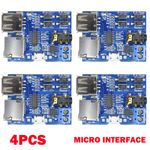 4Pc TF Card U Disk MP3 Decoder Board Aamplifier Decoding Audio Player Module NEW