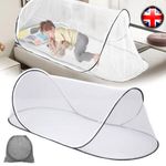 Portable Pop-Up Anti-Mosquito Net Sleeping Bag Bug Net for Bedding Camping Patio