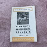 1972-1973 ALAN SMITH LEEDS ENGLAND TESTIMONIAL RL RUGBY LEAGUE PROGRAMME VGC