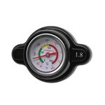 High Pressure Radiator Cap Temp Temperature Gauge 1.8 Bar for Car Motorcycle ea