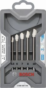 Bosch Professional CYL-9 Glass & Ceramic Tile Drill Bit Set 2608587170