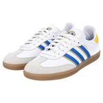Leeds United adidas Samba Trainers - White
