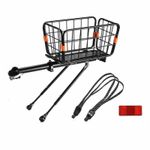 Mountain Bike Rear Rack Reflector Aluminum Bike Cargo Rack Reflective for Travel