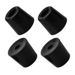 Rubber Bumper Feet (24x15mm/0.94"x0.59") 4Pcs, Round Leg Pads