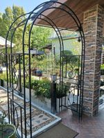 Heavy Duty Metal Garden Arch Arbour for Roses Amalfi with Ground Spikes