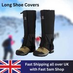 Pair Of Waterproof Walking Gators Boot Hiking Climbing Legging Trekking Gaiters