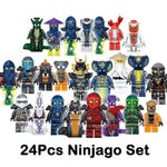 Ninjago Mini Figures Kai Jay Sensei Wu Master Superhero Building Blocks Toys UK