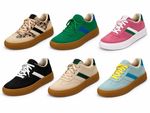 Retro Platform Trainers for Women � Casual Gum Sole Sneakers