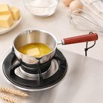 Stainless Steel Mini Saucepan Milk Pan Pour Spout Butter Melting Pot