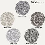 Alps 11mm Pile Soft Twist Hessian Back Carpet Luxury Hard Wearing Lounge Bedroom