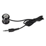 Telephone Recording Pickup Coil Suction Cup Microphone 1.5M Cord Pick Up Mic