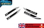 MK7 MK7.5 FRONT WING BADGE DECAL LOGO MOULDING BADGE GOLF POLO