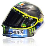 Valentino Rossi VR46 1:5 Scale Moto GP Mini Helmet Mugello 2015