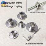 Flange Plate Coupling Rigid 3mm-14mm Motor Guide Shaft Coupler Connector Adapter