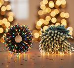 Fairy Lights Clear / Multi Colour LED Bulbs Christmas Party Xmas Tree Decoration