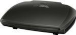 George Foreman Large Electric Grill Non Stick Health Grill 10 Portion Black