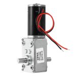 DC12V Worm Gear Motor 60RPM 15mm D Shaft Speed Reduction