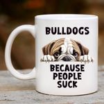 Pet Dog Mug, Funny British Bulldog Mug - Gift, Present, Coffee Cup