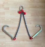 V-Assembly 1M J Hook Brother Chain Winch Tow Off Road Recovery Assistance UK