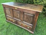 Antique Georgian Mule Chest Blanket Chest Coffer Trunk Ottoman 2 Drawers 1 Inner