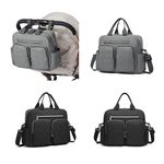 🔥KONO Large Mummy Changing Shoulder Travel Bag Hospital Baby Nappy Tote Handbag