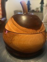Lignum Vitae Apple Box From Tortola Island British Virgin Isles 