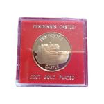 Gold plated proof *Challange Coin*-Medallion-Medal * PENDENNIS CASTLE  **  gp2