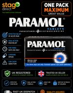Paramol Tablets - 32 Tablets- Pain Relief - UK registered Pharmacy---FLAT