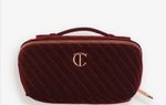 Charlotte Tilbury MAKEUP BAG OF DREAMS LARGE Night Crimson Velvet organiser 💋